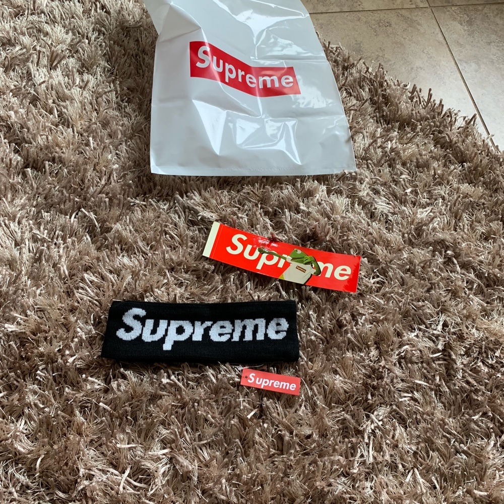 Supreme Headband 😎 Black